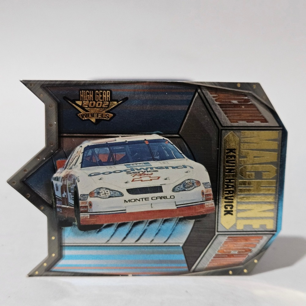 Kevin Harvick 2002 High Gear Wheels Mach 1 Machine Die-Cut Card MM 3B/9 NASCAR - Picture 1 of 2